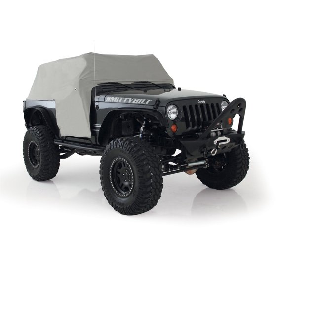 Funda de cabina Smittybilt 1061 resistente al agua gris para Jeep