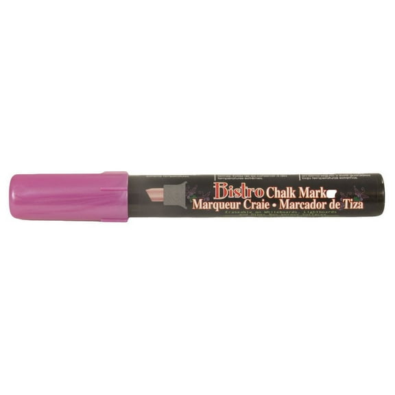 Marvy Uchida Chisel Tip Chalk Marker, Violet Red, 1/Pack