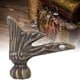 thumbnail image 1 of Esquinas para patas de hardware, 10 piezas de aleación de zinc, protectores de esquinas para patas de madera, cajas de madera, patas, diseño a prueba de futuro, 1 of 12