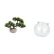 thumbnail image 5 of Colección De Bonsáis Artificiales, Plantas Artificiales En Maceta Para Centros De Mesa, Pecera Pequeña Transparente, Adorno Doméstico, Jarrón Para Pecera, Mesa, Dormitorio, Escritorio,, 5 of 8