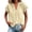 Light yellow, variant on Casual Blouses Women Short Sleeve, V Neck Short Sleeve Top, Plus Size Linen Shirt, Summer Casual Blouse, Loose Fit Tee, Breathable Womens Top Black L
