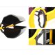 thumbnail image 5 of Mango largo Pet Pooper Scooper Perro Gato Recogedor de Residuos Jaw Poop Scoop Recoger Limp Tomshoo Amarillo,S, 5 of 7
