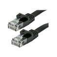 thumbnail image 1 of Monoprice FLEXboot Series - Patch cable - RJ-45 (M) to RJ-45 (M) - 25 ft - UTP - CAT 5e - booted, snagless, stranded, flat - black, 1 of 2