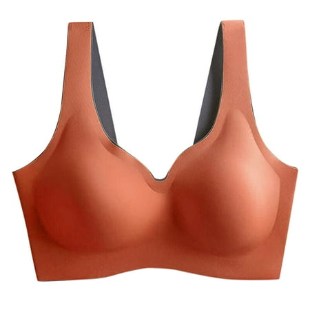 Aayomet Womenâs Bras Bras for Women Lace Balconette See Through Bra Unlined Underwire Mesh Plus Size Bras Red XXL