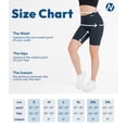 thumbnail image 6 of Nirlon Biker Shorts For Women - High Waisted Womens Workout Shorts With Pockets, 6 of 6