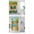 thumbnail image 3 of Shower Curtain Simple Partition Bathroom Curtain Polyester Non-perforated Waterproof Thickened Hanging Curtain Waterproof Mildew Proof Shower Curtain Cloth 1.5M * 1.8M, 3 of 8