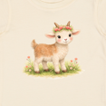 thumbnail image 4 of Inktastic Cute Goat with Flower Crown Boys or Girls Baby T-Shirt, 4 of 5