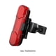 thumbnail image 4 of USB recargable LED bicicleta luz impermeable bicicleta trasera luz trasera (rojo), 4 of 4