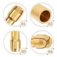 thumbnail image 3 of FUTUREORYY 10Pcs Copper Small Collet Chuck for Die Grinder Quick Release Tool Change Household Use 0.67X0.20X0.20In, 3 of 4