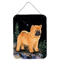 Starry Night Chow Chow Aluminium Metal Wall or Door Hanging Prints