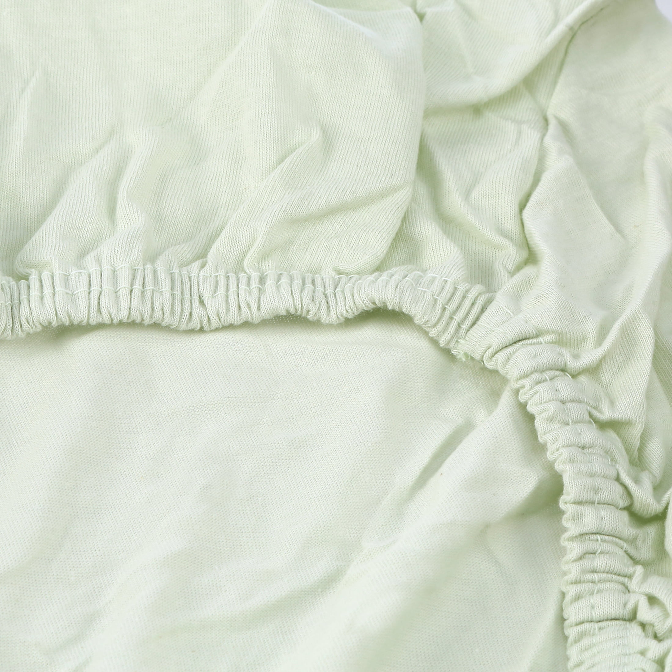 American Baby Company 2 Pack 100% Natural Cotton Fitted Pack and Play Sheets 39" x 27" - Soft & Breathable Pack N Play Sheets for Playard & Mini Crib Mattress, Celery, for Boys & Girls