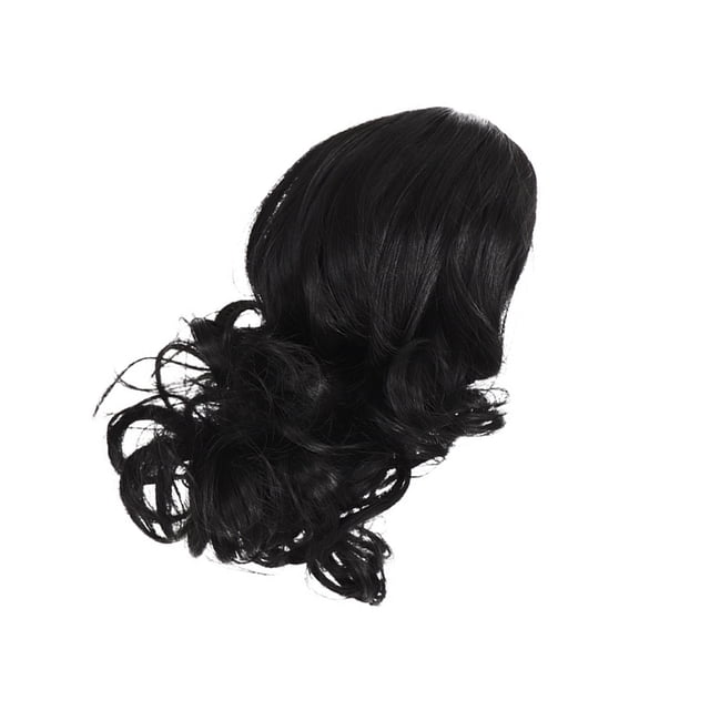 Minnieouse Extensión de peluca de fibra de alta temperatura decorativa de moda reemplazo Artificial Cosplay cola de caballo postizo pelo falso Cuidado del cabello Tipo 1