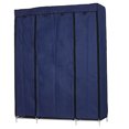 thumbnail image 6 of Zimtown Portable Closet Wardrobe with 5 Layers, 12 Grids, 1 Hanging Rod, Dark Blue Cloth Cover, 6 of 11