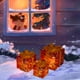 thumbnail image 5 of Juego de 3 Cajas de Luz Led Navideñas: Cajas de Regalo con Control Remoto y Luces Multicolor para Decoración Navideña En Interiores y Exteriores., 5 of 7