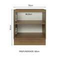 thumbnail image 3 of Gabinete Bajo Cocina Madesa Lux 70cm Sin Encimera MN, 3 of 5