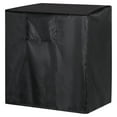 thumbnail image 1 of Funda para aire acondicionado, fundas para aires acondicionados de 24"x24"x30" para exteriores, funda de unidad exterior Oxford 210D (Negro), 1 of 7
