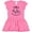 Raspberry with Polka Dots, variant on Inktastic Trigeminal Neuralgia Awareness I am a Fighter Gift Baby Girl Dress