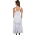thumbnail image 2 of Scully Womens White 100% Cotton Front Pocket S/L Dress M, 2 of 2