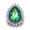 03, variant on 5X Water Drop Crystal Chunk Charm Snap Button Fit 18mm Drill Snap Jewelry Gift-5pcs MIXED