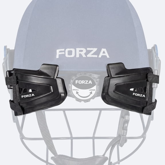 FORZA Neck Protector for Cricket Helmet | 4-Way Fastening System, Compatible with All FORZA Cricket Helmets - Set of 2 Pieces
