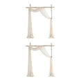 thumbnail image 1 of Guardoinrt Wedding Arch Drape Statement Beautifully Draped Arch Durable And Soft Easy Care Champagne 2Set, 1 of 6