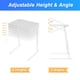thumbnail image 3 of Mesa Allpop Max - Bandeja de TV plegable y ajustable (56 x 44 x 74 cm), color blanco, 3 of 9