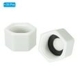 thumbnail image 3 of Unique Bargains G3/4' Hex Female Thread PPR Pipe Fitting End Cap, Tubing Stopper for Preventing Leakage, Beige 20Pcs, 3 of 4
