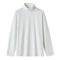 thumbnail image 1 of Mens Turtleneck Pullover Long Sleeve Jumper Blouse Tops Warm T-Shirt Undershirt, 1 of 8