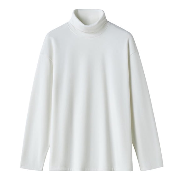 Mens Turtleneck Pullover Long Sleeve Jumper Blouse Tops Warm T-Shirt Undershirt