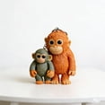 thumbnail image 6 of WKSCLPAI Punch Monkey Keychain, Cute 3D Printed Punch Orangutan Ornaments, Trending Cuddle Companion Key Chain for keys, Bags, Backpacks, Gift for Punch Lovers, 6 of 8