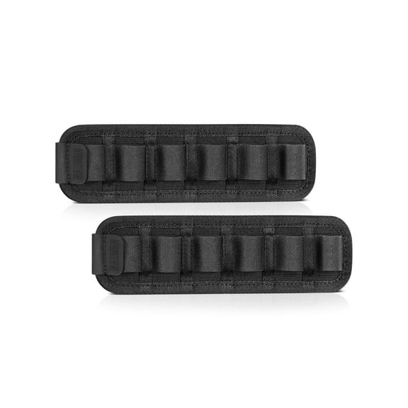 Savior Equipment Shotgun Shell Cards - 6 Rounds, Black, 2.25in x 8.25in, Black