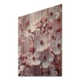 thumbnail image 2 of Designart "Dreaming in Pink with Dogwood" Floral & Botanical Print on Natural Pine Wood, 2 of 5