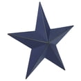 thumbnail image 2 of VHC Brands Patriotic Faceted Metal Star Navy Wall Hanging 8x8, Independence Day Decor, American Star Design, Distressed Appearance Metal Wall Hanging, Star Shape, Country, Navy, 2 of 6