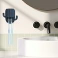 thumbnail image 3 of Unique Bargains Wall Mounted Toothbrush Holders Cactus Wall Mounted Toothbrush Storage Organizers Dark Blue, 3 of 7