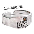 thumbnail image 3 of Anillos para mujer, regalos para mujer Anillo Sunset Valley vintage Sunset Valley Champagne Sun Forest Sunset Valley, 3 of 5