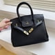 thumbnail image 3 of Bolso Birkin con estampado de lichi, bufanda de seda para mujer, bolso cruzado portátil de alta gama y gran capacidad, 3 of 5