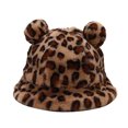 thumbnail image 1 of Gorro de pescador de felpa con doble bola de pelo a la moda de otoño e invierno para mujer, gorro cálido Fridja  nalpqowj1136, 1 of 8