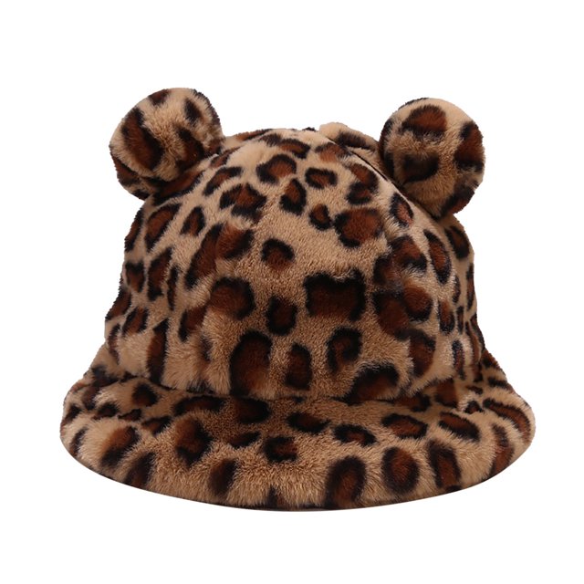 Gorro de pescador de felpa con doble bola de pelo a la moda de otoño e invierno para mujer, gorro cálido Fridja nalpqowj1136
