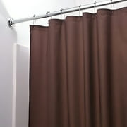 BETTER HOME USA Shower Curtain Liner Chocolate Brown Vinyl Machine Washable
