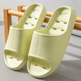 thumbnail image 4 of Womens Shower Shoes Casual Fashion Home Slippers Shower Shoes Pool Slides Sandals Thick Sole Soft Sole Lightweight Breathable Slippers Green 7 [EU-38], 4 of 5