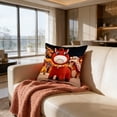 thumbnail image 4 of Hometravel Horse Themed Pillow Cover for Sofa, Cute Year of the Horse Ornament Design, Decorative Slipcover for Living Room, Seasonal Home Accent, Party Decor, 4 of 6