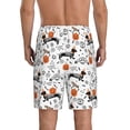 thumbnail image 2 of Mens Pajama Pants - Halloween Pumpkin Dog Sleep Shorts Mens Pajama Shorts, Comfy Pj Pants for Mens Lounge Shorts, 2 of 5