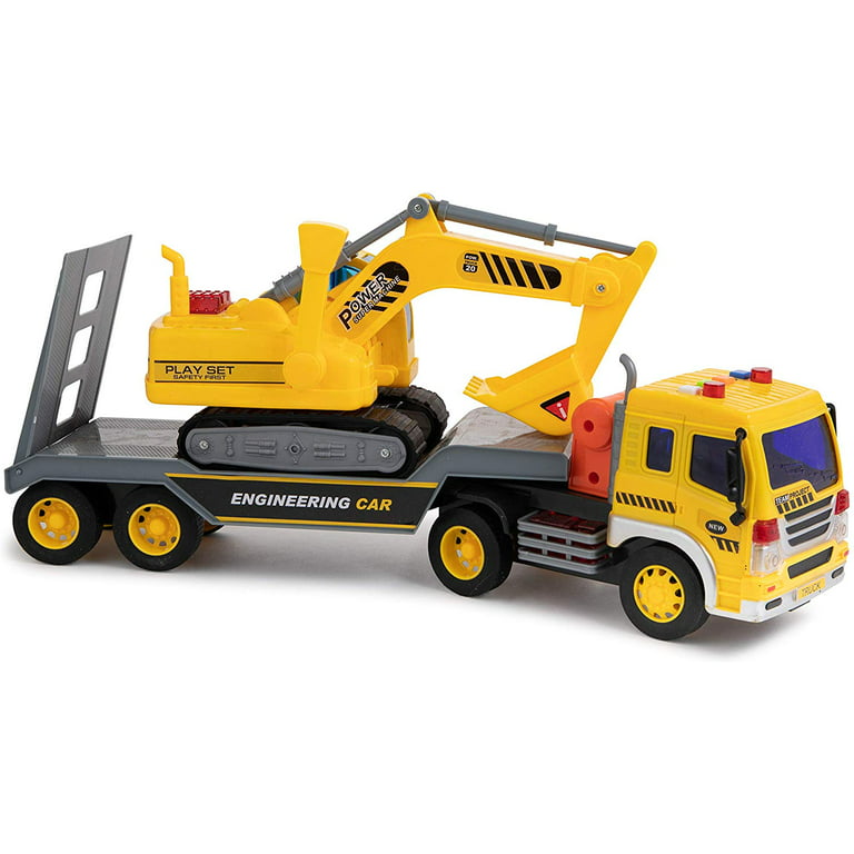 Toy To E Flatbed Truck Trailer With