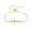 PBR111G, variant on Women's Fashion Zircon Cross Adjustable Bracelet