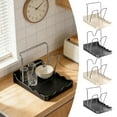 thumbnail image 4 of Spoon Rest For Stove Top Stainless Steel Lid Holder Organizer Utensil Holder Spoon And Lid Rest For Countertop Kitchen Counter Coffee Spoon Heat Cooking Rest(4 Styles) Bottle Rack Dryer Dish Drying, 4 of 4