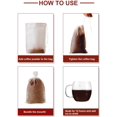 thumbnail image 3 of 200 Pieces No Mess Cold Brew Coffee Filters,No Mess Coffee Filter Mesh Tea Filter Bags Disposable Mesh Brewing Bags with Drawstring for Concentrate, Coffee Maker, Cold Brew Coffee, Loose Leaf Tea, 3 of 6