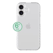onn Protective Gel Phone Case for iPhone 16 - Clear