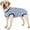 Blue, variant on UOSIA Large Dog Pajamas PJs Dog Recovery Suit After Surgery Cotton Pet Jumpsuit with Zipper Medium Dog Shirt