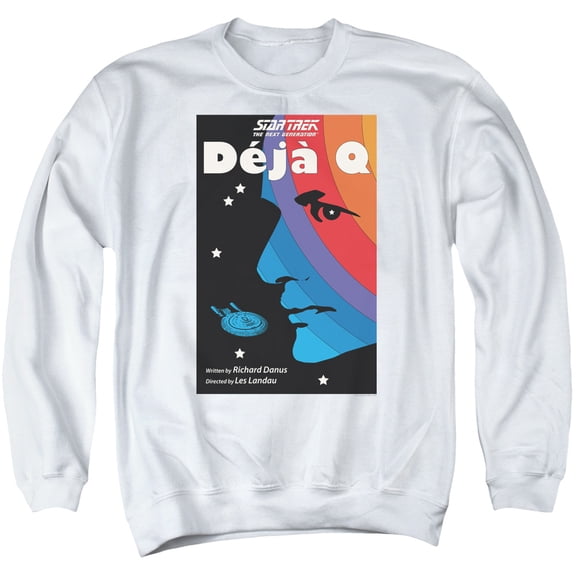 Star Trek Tng Season 3 Episode 13 Adult Crewneck Sweatshirt White
