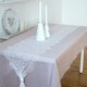 thumbnail image 3 of Camino de mesa de encaje blanco, mantel clásico de encaje blanco, para decoración de mesa, decoración del hogar para bodas y fiestas, 37 cm x 300 cm (blanco), 3 of 5